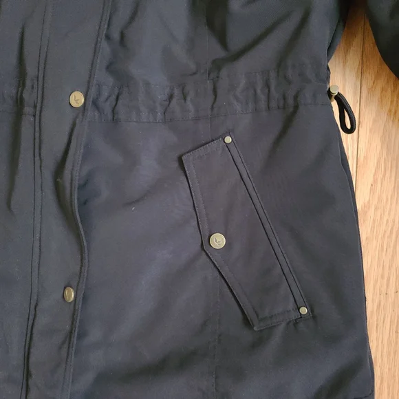 Koolaburra by UGG Ladies Parka Jacket, Small, Black and Gold - Picture 3 of 15